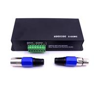 KJJFIPCXP Décodeur 512 avec variateur d'intensité à Affichage numérique, contrôleur de décodeur LED RGBW 24 canaux for Lampe DC5V-24V(4 channle)