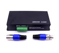 KJJFIPCXP Décodeur 512 avec variateur d'intensité à Affichage numérique, contrôleur de décodeur LED RGBW 24 canaux for Lampe DC5V-24V(4 Channle)