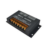 KJJFIPCXP Décodeur DMX512, variateur LED, contrôleur RGBW, DMX-512, 3 ou 4 canaux, variateur for Bande Lumineuse 3-4 canaux x 8 A(New 3-4CH)