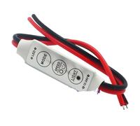 KJJFIPCXP Mini contrôleur LED Monochrome 12 V-24 V à 3 Touches, variateur de luminosité for Bandes Lumineuses LED 3528 et 5050