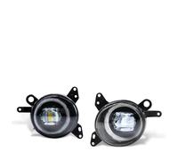kjjukrhfs Ensemble feux antibrouillard Pour Mitsubishi Lancer Lancer-ex 2008 2009 2010 2011 2012 2013 Feux Brouillard Angel Eye Feux Jour À LED DRL(White White Rings)