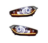 kjjukrhfs Pour Kia Pour Seltos Pour KX3 Double Lentille De Lumière Lampe Avant DRL Feux De Jour Clignotants 2 Pièces Voiture Led Xénon Phare Assemblée Phare Phare avant