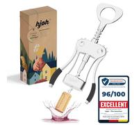 kjøk Premium Tire-bouchon à ailes multifonctionnel pour bouteilles de vin, Tire bouchon avec décapsuleur pour bouteilles de bière, Ouvre-bouteille-vin en alliage de zinc