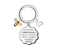 KJKJKJ Cadeau Pour La Meilleure Professeure - Porte-clés d'Anniversaire, Maitresse, Atsem - Pour une Remise de Diplôme