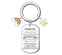 KJKJKJ Mon Fils Ma Fille je t’Aime Humour Porte-clés Message drôle Amour Idée Cadeau Original pour Femme Enfant Famille pour Anniversaire St Valentin Noël Déclaration Mère Père Fils Fille Nièce (0)