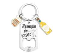 KJKJKJ Porte clef Handball Cadeau coach Handball Décapsuleur idee cadeau Handball Personnalisé Handball