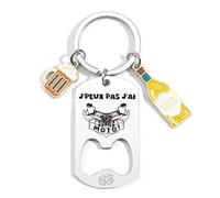 KJKJKJ Porte-clés Personnalisé,Coach Porteclef Décapsuleur Cadeau Original pour Fan de Sport,Personnalisé pour Basket Chasseur Football Golfeur Motard Pêcheur Cycliste Rugby Saxophone Cadeau (4)