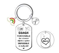 KJKJKJ Porte-clés Personnalisé pour Coach,Cadeau pour Coach Sportif Porte-clés Coach foot cadeau coach sportif Homme coach sportif Femme cadeau coach basket (3)