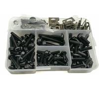 KJLVGXVBN Vis de carénage de Moto, boulons, vis de Pare-Brise pour Yamaha NMAX 125 Scooters ABS 2015 2016 2017 2018, vis, écrous, Clips, Accessoires