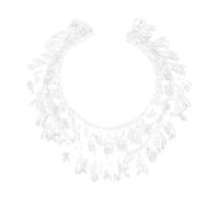 KJMWXOP Chaînes d'épaule afghanes dorées for femmes, bijoux de corps ethniques à pampilles, style bohème, accessoires(C)