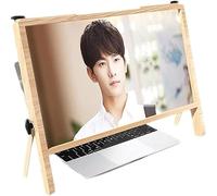 KJMWXOP Loupe d'écran 3D améliorée pour Ordinateur Portable et téléphone Portable, Support de Protection, amplificateur d'écran pour Jeux, vidéos et Films, Compatible avec Les té