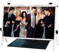 KJMWXOP Loupe d'écran d'ordinateur de Bureau, Support de Protection d'écran Anti-lumière Bleue pour Ordinateur Portable 22 Pouces, grossissement 3X