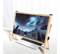 KJMWXOP Loupe d'écran d'ordinateur, lentille grossissante Blu-Ray 3X Ultra-Claire, Support Pliable pour Ordinateur Portable et téléphone (Physique)