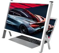 KJMWXOP Loupe d'écran, loupe pour Moniteur vidéo de Jeu, Support loupe pour téléphone Portable et Ordinateur Portable