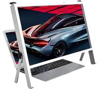 KJMWXOP Loupe d'écran Pliable pour Ordinateur Portable 21 Pouces, Support pour Ordinateur Portable, loupe Physique