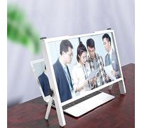 KJMWXOP Loupe d'écran pour Ordinateur Portable, Protection d'écran Anti-lumière Bleue, écran de Projection Pliable Pratique de 21 Pouces