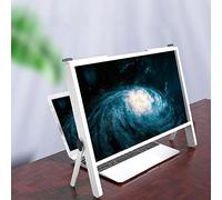 KJMWXOP Loupe d'écran pour Ordinateur Portable, Support de Protection loupe d'écran 22 Pouces, Support Pliable pour Ordinateur Portable et téléphone