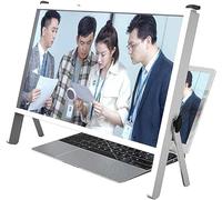 KJMWXOP Loupe d'écran pour Ordinateur Portable, Support de Protection loupe d'écran 22 Pouces, Support Pliable pour Ordinateur Portable et téléphone