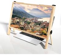 KJMWXOP Loupe pour Ordinateur Portable, loupe d'écran 3D de 21 Pouces, loupe d'écran d'ordinateur, Tablette, Films, vidéos