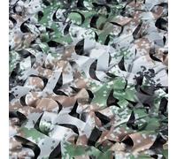KJoBDwz Filet de camouflage pour jardin, camping, fête à thème, pare-soleil, chasse, travail en plein air (8 x 10 m)