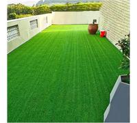 KJoBDwz Gazon artificiel synthétique haute densité réaliste pour jardin, extérieur, tapis de pelouse, tapis de pelouse de 2 cm d'épaisseur (100 x 400 cm)