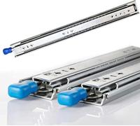 KJoBDwz Glissières de tiroir Guides pour tiroirs avec roulements à billes pour des utilisations lourdes, rails de glissement industriels à extension complète de 18 pouces/450 mm Guide d'extraction