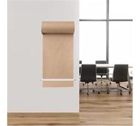 KJoBDwz Porte Rouleau de Papier Kraft Distributeur de Papier Kraft Mur, Support pour Rouleau de Papier Kraft pour Presse-papiers de Travail/babillard/création de listes Décor pour la maison(Blanc)