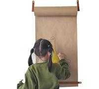 KJoBDwz Porte-rouleau de papier kraft Porte-papier de boucherie avec montage mural, distributeur de papier kraft, tableau d'affichage pour décorations pour la ferme, avec rouleau de papier kraft, pour
