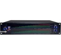 KJoBDwz Processeurs audio égaliseur audio double canal, processeur d'égaliseur numérique professionnel double bande 31 bandes avec écran LCD HD, puce de traitement DSP