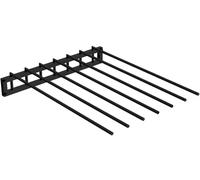 KJoBDwz Support de rangement mural multifonctionnel pour tapis de yoga pour la maison, la salle de sport, l'école (noir, peut contenir 7 tapis)