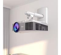 KJoBDwz Support pour projecteur Support mural avec angle d'inclinaison télescopique, 30 degrés, support pour projecteur extensible pour maison, bureau support pour projecteur (90-150cm)