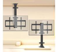 KJoBDwz Support télé télescopique motorisé pour TV - Support de plafond réglable - Hauteur réglable - Support TV motorisé pliable