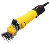 KJoBDwz Tondeur électrique Tondeuses électriques portatives de cisaillement de moutons, machine électrique de cisaillement de chèvre de mouton de vitesse de 6 vitesses(9 tooth straight blade)