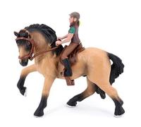 KJoet Chevaux Figurines Jouet, Figurine Cheval Réaliste avec Accessoires, Figurines d'animaux de Cheval, pour Enfants Jouet éducatif d'apprentissage pour Décoration de Fête
