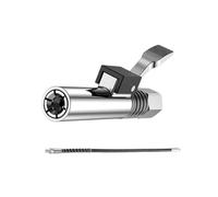 KJOET Pistolet à graisse manuel à levier robuste, coupleur de pistolet à graisse 12 000 PSI NPTI/8 buses d'injection d'huile buse accessoires de pompe à huile (couleur : 1 ensemble)