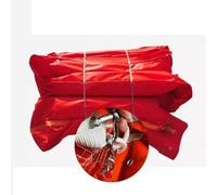 KjoiDWz Barrière Anti-inondation, barrière Anti-Huile en PVC, Protection de l'eau et prévention de la Pollution des rivières et des Lacs, Barrage Flottant de Confinement d'huile en PVC(1.5X10M)