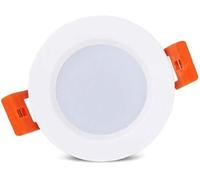 KjoiDWz Plafonnier LED encastré 5W IP44 salle de bain Downlight mince projecteur à intensité variable for salon chambre cuisine(Neutral 4000K 165-265V,12W)