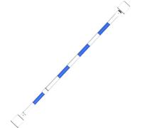 KjoiDWz Poteau de Connexion carré for cône de signalisation de sécurité, Poteau de Barricade rétractable avec Autocollant réfléchissant(Blu)