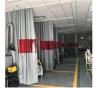 KjoiDWz Rideau de soudage avec fenêtre de visualisation, écran de séparation industriel ignifuge recouvert de silicone(3.5x3 m/11.5x9.8 ft)