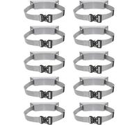 KjoiDWz Supports de Bouteilles d'oxygène Portables (2, 4, 6, 8, 10 pièces), Organiseur de Rangement for Bouteilles de gaz, for ateliers, usines et hôpitaux(Grigio,10 Pack)