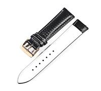 KJOLWHCQ Bracelets de montre en cuir, bracelet de montre en fibre de carbone, 18 mm, 20 mm, 22 mm, accessoires de montre(White Line-Rg,18mm)