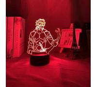 KJsdaADSA Belle lampe d'illusion de veilleuse 3D cadeau, Anime Bleach Grimmjow Jaegerjaquez Led pour chambre décor nuit-télécommande