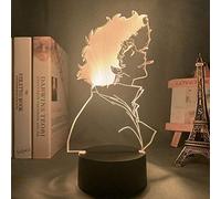 KJsdaADSA Lampe 3D Anime Cowboy Bebop Spike Spiegel LED veilleuse pour chambre d'enfant déco cadeau d'anniversaire Manga Cowboy Bebop lampe Spike Spiegel-télécommande