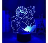KJsdaADSA Lampe de nuit 3D Anime Illusion lampe PERSONA 5 LED veilleuse pour enfants chambre décor veilleuse cadeau d'anniversaire Anime Gadget chambre lampe de Table 16 couleurs