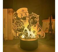 KJsdaADSA Manga toilette lié Hanako Kun Led veilleuse pour chambre décor coloré veilleuse Anime cadeau acrylique 3D lampe Hanako, 7 couleurs