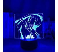KJsdaADSA Veilleuse 3D Led Samurai Champloo pour Enfants Décor Veilleuse Anniversaire Anime Samurai Champloo Gadget Chambre Lampe de Table pour Chambre Cadeau