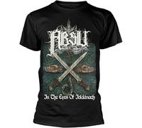 KJTEDZSXD Absu The Eyes of Ioldanach Black t Shirt Schwarz Herren Manches Courtes(X-Large)