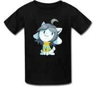 KJTEDZSXD Beside Undertale Cute Temmie for T-Shirt Manches Courtes(Small)