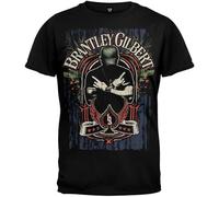 KJTEDZSXD Brantley Gilbert Crossed Arms T Shirt Black Manches Courtes(Medium)