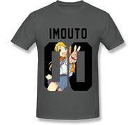 KJTEDZSXD Cool Imouto Jersey Men's Short-Sleeved Standard T-Shirt Deep Heather Manches Courtes(Medium)